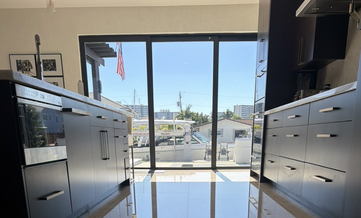 Clean modern living space